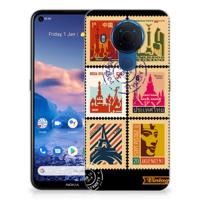 Nokia 5.4 | Silliconen Back Cover | Postzegels