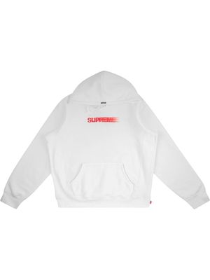 Supreme hoodie à logo imprimé - Blanc