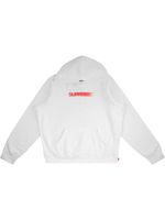 Supreme hoodie à logo imprimé - Blanc