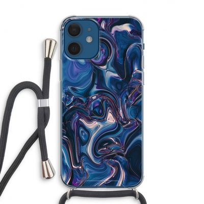 Mirrored Mirage: iPhone 12 Transparant Hoesje met koord