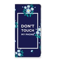 Samsung Galaxy S24FE Design Case Flowers Blue DTMP