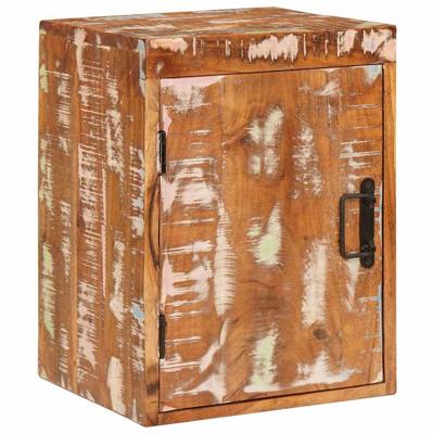 Nachtkastje Bruin 35 x 33 x 48 cm Massief Gerecycled Hout