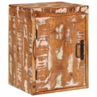 Nachtkastje Bruin 35 x 33 x 48 cm Massief Gerecycled Hout