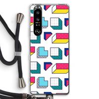 8-bit N°7: Sony Xperia 1 III Transparant Hoesje met koord