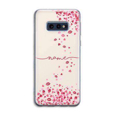 Hartjes en kusjes: Samsung Galaxy S10e Transparant Hoesje