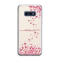Hartjes en kusjes: Samsung Galaxy S10e Transparant Hoesje