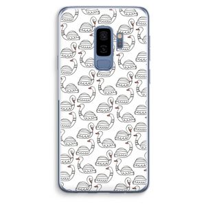 Zwanen: Samsung Galaxy S9 Plus Transparant Hoesje