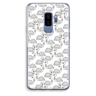 Zwanen: Samsung Galaxy S9 Plus Transparant Hoesje