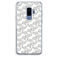 Zwanen: Samsung Galaxy S9 Plus Transparant Hoesje