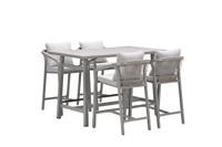 Garden Impressions barset Monti 5-delig taupe / rope grey sand / valley sand- - - Garden Impressions