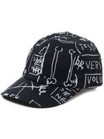 Honey Fucking Dijon casquette en coton à imprimé graphique - Noir - thumbnail