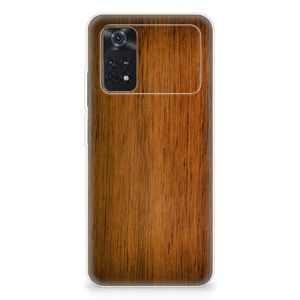 Xiaomi Poco M4 Pro 4G Bumper Hoesje Donker Hout