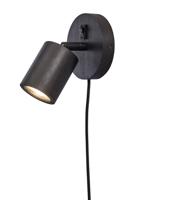 Wandlamp Java - Bamboe Zwart - Ø12cm