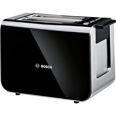 Bosch Kompakt Styline, schwarz Broodrooster Zwart