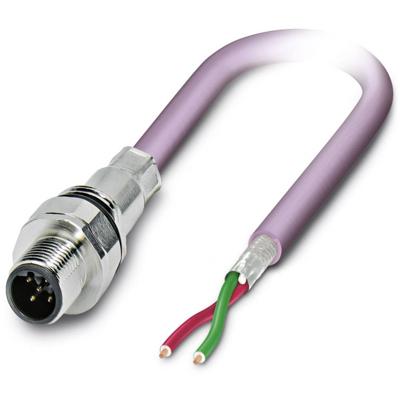 Phoenix Contact 1525555 Sensor/actuator inbouwconnector M12 Aantal polen (sensoren): 2 Stekker, inbouw 0.50 m 1 stuk(s)