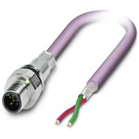 Phoenix Contact 1525555 Sensor/actuator inbouwconnector M12 Aantal polen (sensoren): 2 Stekker, inbouw 0.50 m 1 stuk(s)