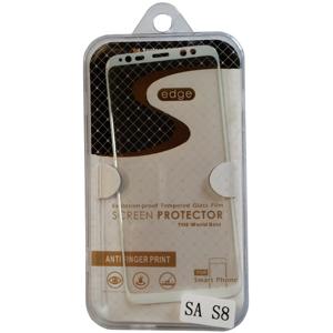 3D glas screen protector voor Samsung Galaxy S8 wit