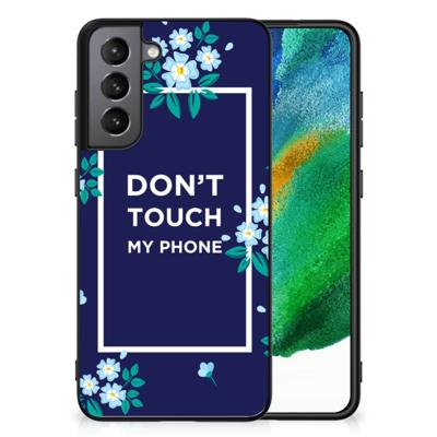Samsung Galaxy S21FE | Telefoon Hoesje | Flowers Blue DTMP