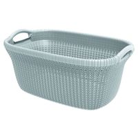 Curver Wasmand Knit 40 L lichtblauw - thumbnail