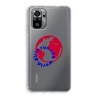 Run The World: Xiaomi Redmi Note 10S Transparant Hoesje