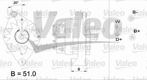 Valeo Alternator/Dynamo 436439