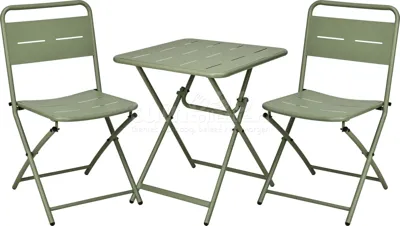 Bistroset 3-delig Mat Groen