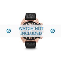 Horlogeband Diesel DZ4297 Leder Zwart 24mm