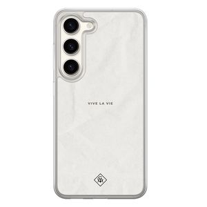 Samsung Galaxy S23 hybride hoesje - Vive la vie