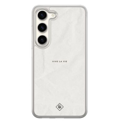 Samsung Galaxy S23 hybride hoesje - Vive la vie