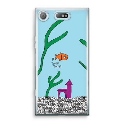 Aquarium: Sony Xperia XZ1 Compact Transparant Hoesje