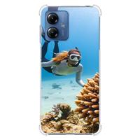 Anti-Shock Back Cover Hoesje Maken | voor de Motorola Moto G14 | Eigen telefoonhoesje ontwerpen | Op maat gemaakt