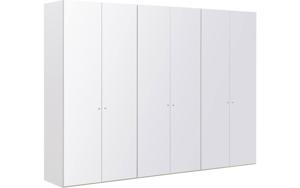 Goossens Kledingkast Easy Storage Ddk, Kledingkast 304 cm breed, 220 cm hoog, 6x glas draaideur