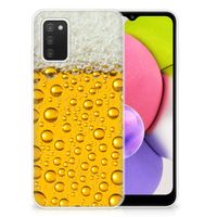 Samsung Galaxy A03S Siliconen Case Bier - thumbnail