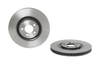 Remschijf COATED DISC LINE BREMBO, Remschijftype: Binnen geventileerd, u.a. für Audi, VW, Seat