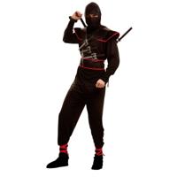 Kostuums voor Volwassenen My Other Me Ninja Moordenaar Zwart S