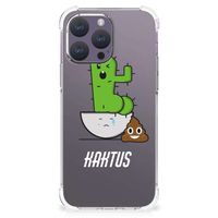 iPhone 15 Pro Max Stevig Bumper Hoesje Cactus Poo - thumbnail