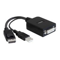 DeLOCK Adapter DisplayPort > DVI-I adapter + USB (23cm), Actief - thumbnail