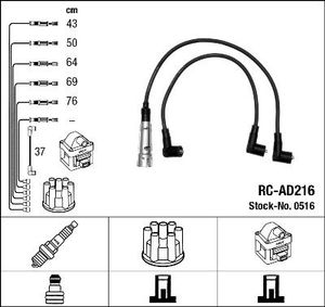 Bougiekabelset RCAD216