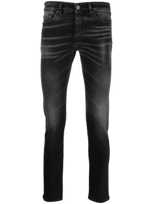 PT Torino jean skinny à patch logo - Noir