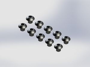 Button Head Hex Machine Screw M3x3mm (10pcs) (AR721303)