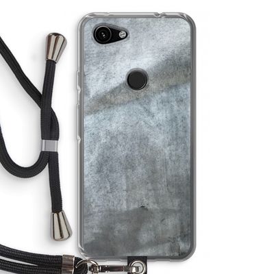 Grey Stone: Pixel 3a Transparant Hoesje met koord