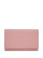 CHANEL Pre-Owned porte-clés en cuir (2023) - Rose - thumbnail