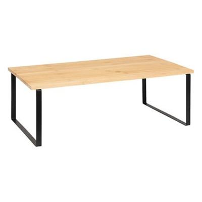 Keuken/aanrecht rekje - metaal/bamboe hout - 50 x 30 x 18 cm - keuken organizer - naturel/zwart