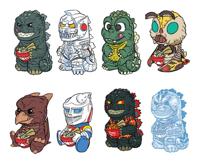 Godzilla + Rokimoto Blind Box Figures 10 cm Display (12)