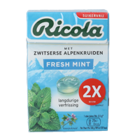 Fresh mint suikervrij duo pack 100 Gram