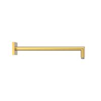 Douchearm Tres Exclusive | 40 cm | Wandmontage | Messing | Rond | 24k Goud mat
