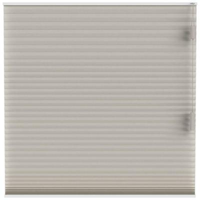 Leen Bakker - Plisségordijn Dubbel 25mm Verduisterend - (30021) - Polyester - Taupe - 120x10x10 Cm