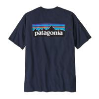 Patagonia P-6 Logo Responsibili-Tee T-shirt Heren New Navy L