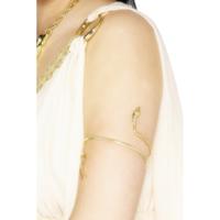 Verkleed armband slang - goud - 1001 nacht thema - Cleopatra - Egyptische prinses