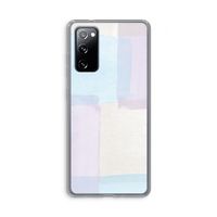 Square pastel: Samsung Galaxy S20 FE / S20 FE 5G Transparant Hoesje